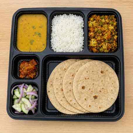 Desi Tadka food for train travellers at V LAKSHMIBAI